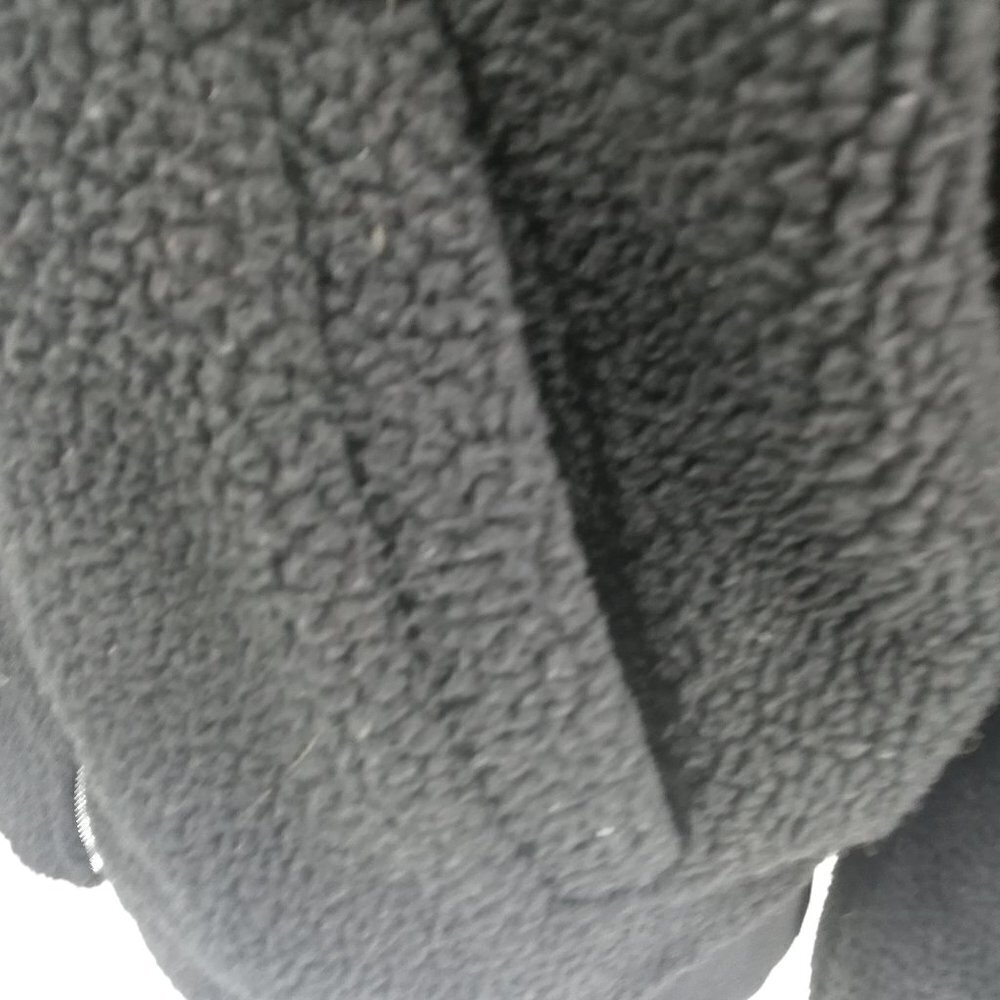 Zyia Active Leopard Flying V Teddy Bear Fleece Jacket Size  L Black Bomber Zip - Picture 9 of 14